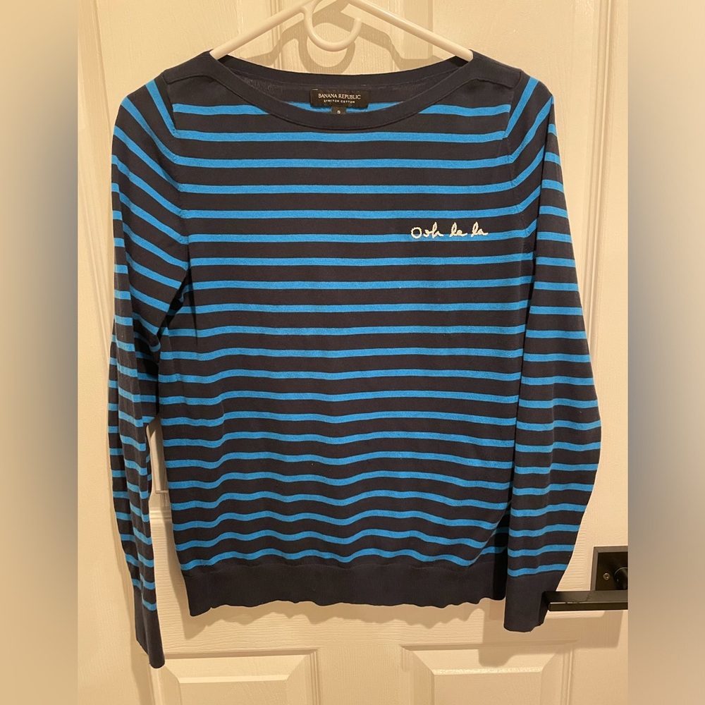 Banana Republic Striped Oh La La Women’s Sweater, Small